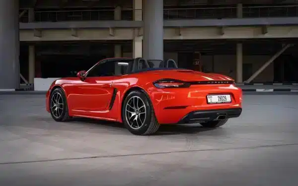 Rent Porsche Boxster 718 (Orange), 2020 in Dubai - Image 6