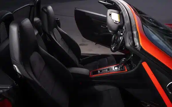 Rent Porsche Boxster 718 (Orange), 2020 in Dubai - Image 3
