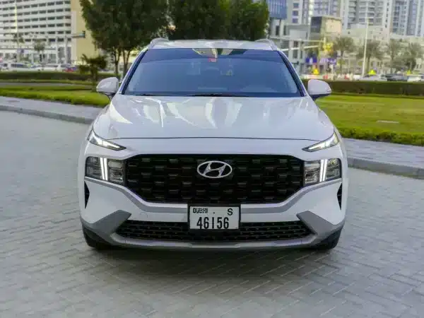 Rent Hyundai Santa Fe (Pearl White), 2023 in Dubai - Image 14