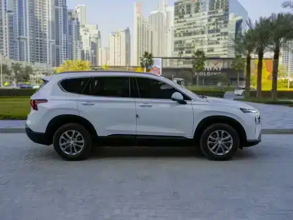 Rent Hyundai Santa Fe (Pearl White), 2023 in Dubai - Image 13