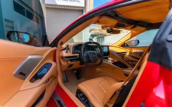 Rent Chevrolet Corvette C8 Spyder (Red), 2022 in Dubai - Image 7