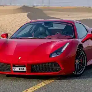 Rent Ferrari 488 (Red), 2020 in Dubai