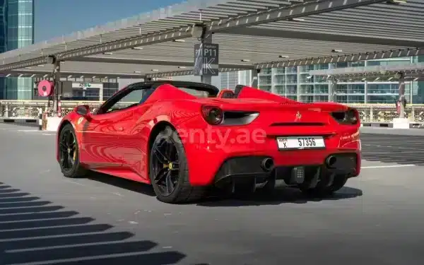 Rent Ferrari 488 (Red), 2019 in Dubai - Image 2