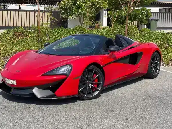 Rent McLaren 570S Spyder (Red), 2019 in Dubai - Image 2