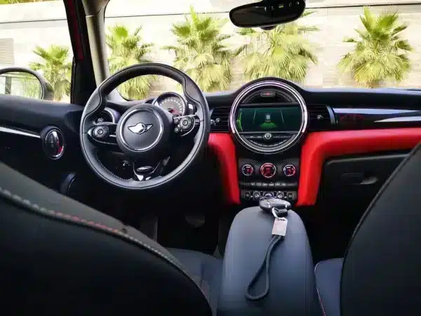 Rent Mini Cooper (Red), 2019 in Dubai - Image 3