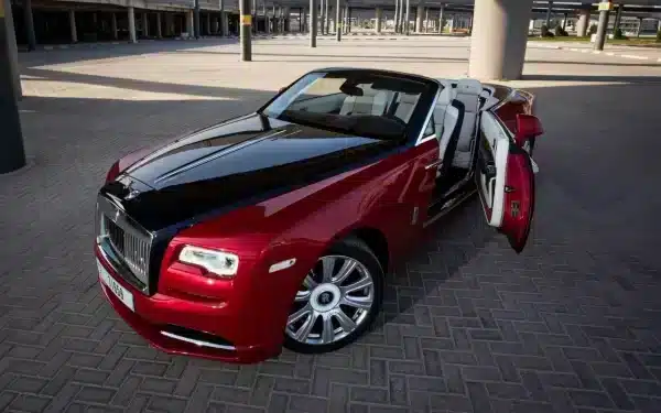 Rent Rolls Royce Dawn (Red), 2019 in Dubai - Image 3