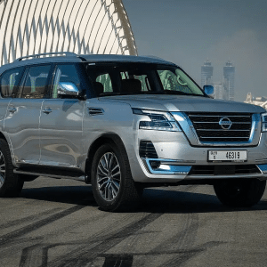 Rent Nissan Patrol (Silver Grey), 2021 in Dubai
