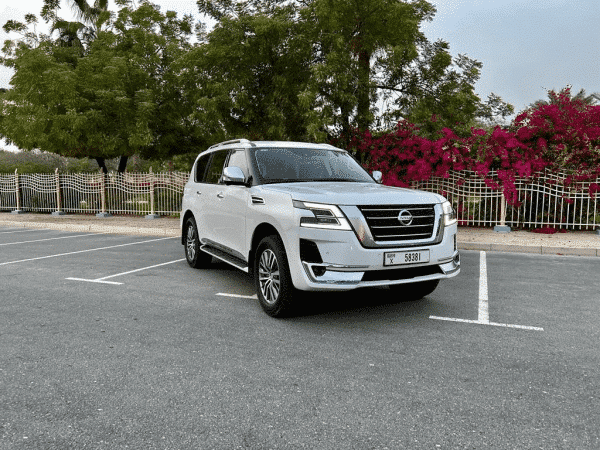Rent Nissan Patrol (White), 2022 in Dubai - Image 7