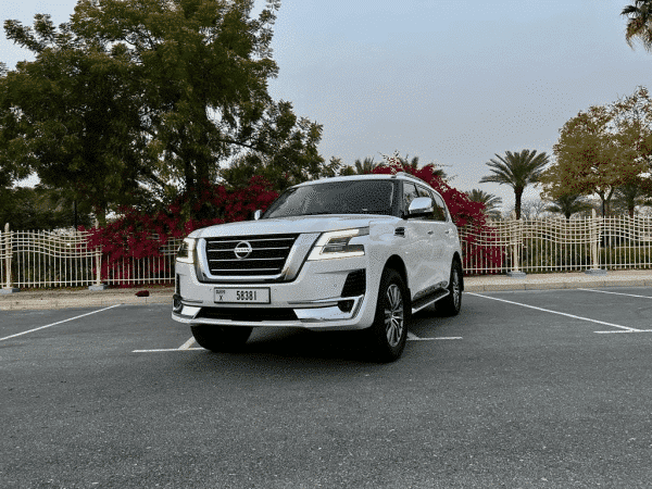 Rent Nissan Patrol (White), 2022 in Dubai - Image 6