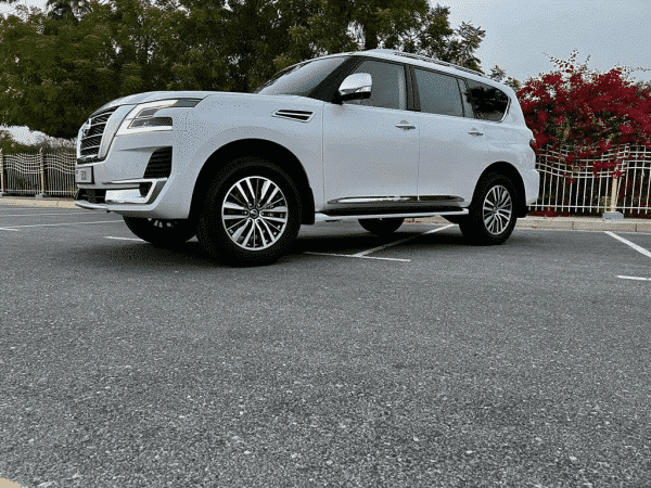 Rent Nissan Patrol (White), 2022 in Dubai - Image 5