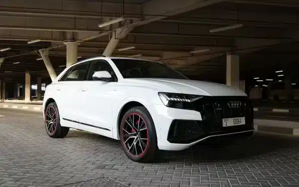 Rent Audi Q8 55TFSI quattro (White), 2022 in Dubai