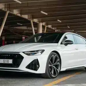 Rent Audi RS7 (White), 2023 in Dubai