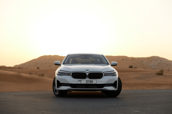 Rent BMW 520i (White), 2023 in Dubai - Image 3