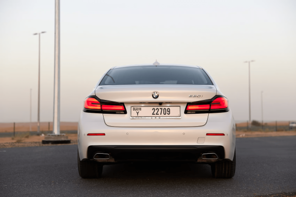 Rent BMW 520i (White), 2023 in Dubai - Image 5