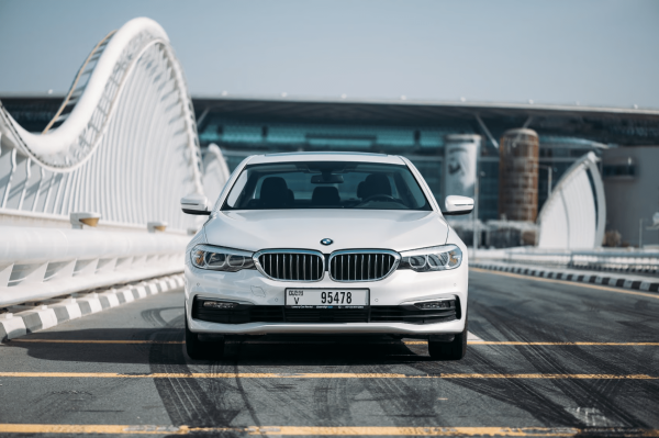 Rent BMW 520i (White), 2020 in Dubai - Image 2