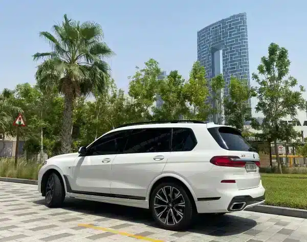 Rent BMW X7 (White), 2021 in Dubai - Image 2