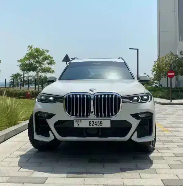 Rent BMW X7 (White), 2021 in Dubai - Image 3