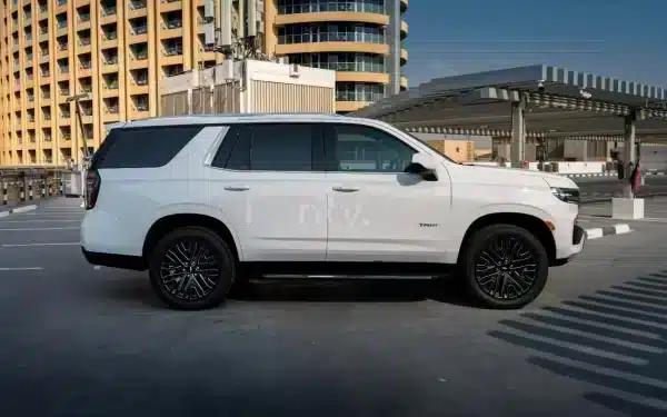 Rent Chevrolet Tahoe (White), 2021 in Dubai - Image 3