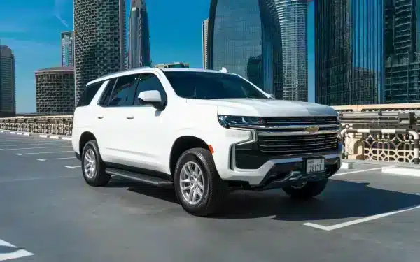 Rent Chevrolet Tahoe (White), 2021 in Dubai - Image 8