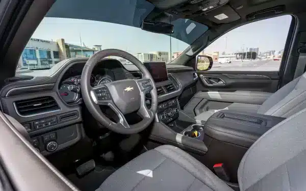 Rent Chevrolet Tahoe (White), 2021 in Dubai - Image 5