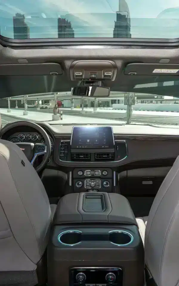 Rent Chevrolet Tahoe (White), 2021 in Dubai - Image 5