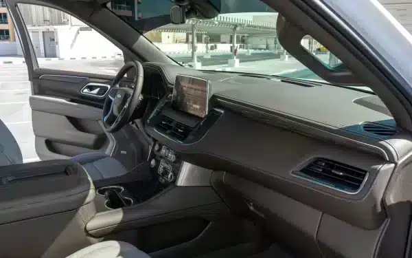 Rent Chevrolet Tahoe (White), 2021 in Dubai - Image 4
