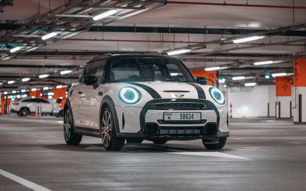 Rent Mini Cooper (White), 2023 in Dubai