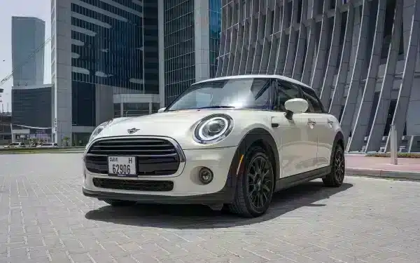 Rent Mini Cooper (White), 2020 in Dubai