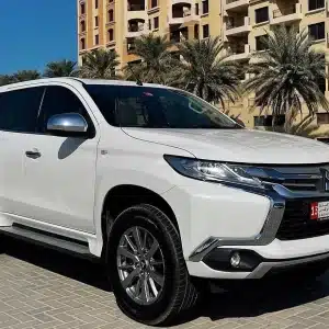 Rent Mitsubishi Montero (White), 2020 in Dubai