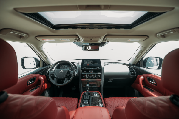 Rent Nissan Patrol (White), 2023 in Dubai - Image 6
