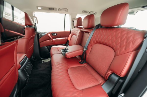 Rent Nissan Patrol (White), 2023 in Dubai - Image 4