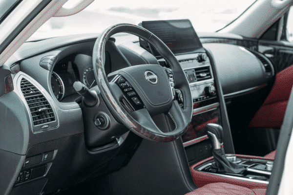 Rent Nissan Patrol (White), 2023 in Dubai - Image 3
