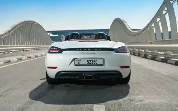 Rent Porsche Boxster 718 (White), 2019 in Dubai - Image 6