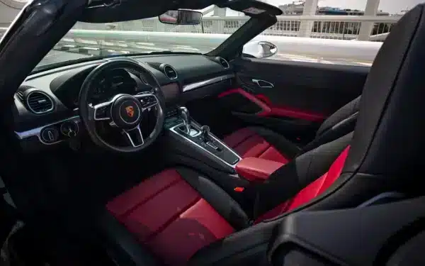 Rent Porsche Boxster 718 (White), 2019 in Dubai - Image 3