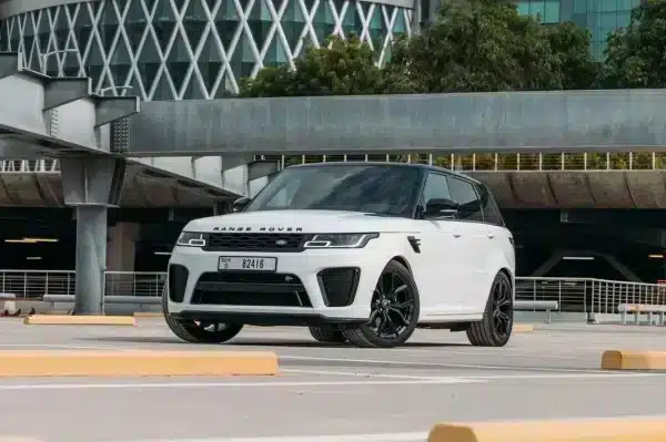 Rent Range Rover Sport SVR (White), 2024 in Dubai - Image 3