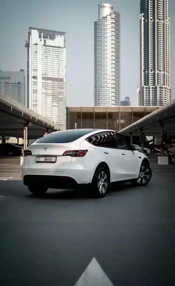 Rent Tesla Model Y Long Range (White), 2022 in Dubai - Image 5