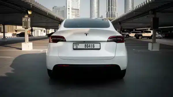 Rent Tesla Model Y Long Range (White), 2022 in Dubai - Image 4