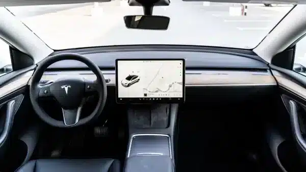 Rent Tesla Model Y Long Range (White), 2022 in Dubai - Image 3