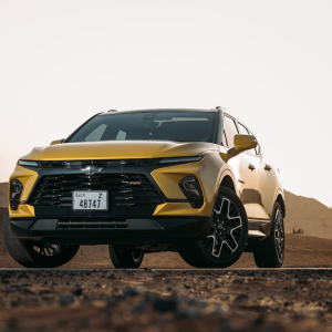 Rent Chevrolet Blazer RS AWD (Yellow), 2023 in Dubai