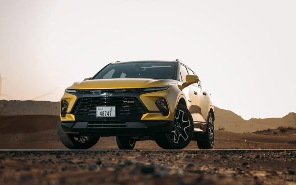 Rent Chevrolet Blazer RS AWD (Yellow), 2023 in Dubai
