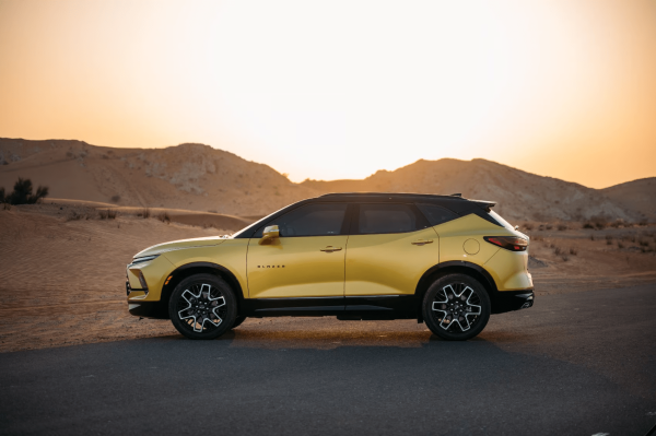 Rent Chevrolet Blazer RS AWD (Yellow), 2023 in Dubai - Image 2