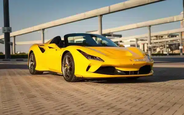 Rent Ferrari F8 (Yellow), 2022 in Dubai