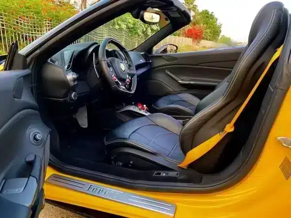 Rent Ferrari 488 (Yellow), 2018 in Dubai - Image 3