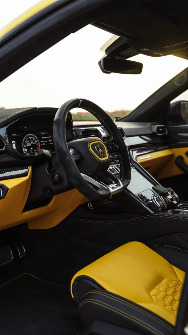 Rent Lamborghini Urus (Yellow), 2019 in Dubai - Image 6