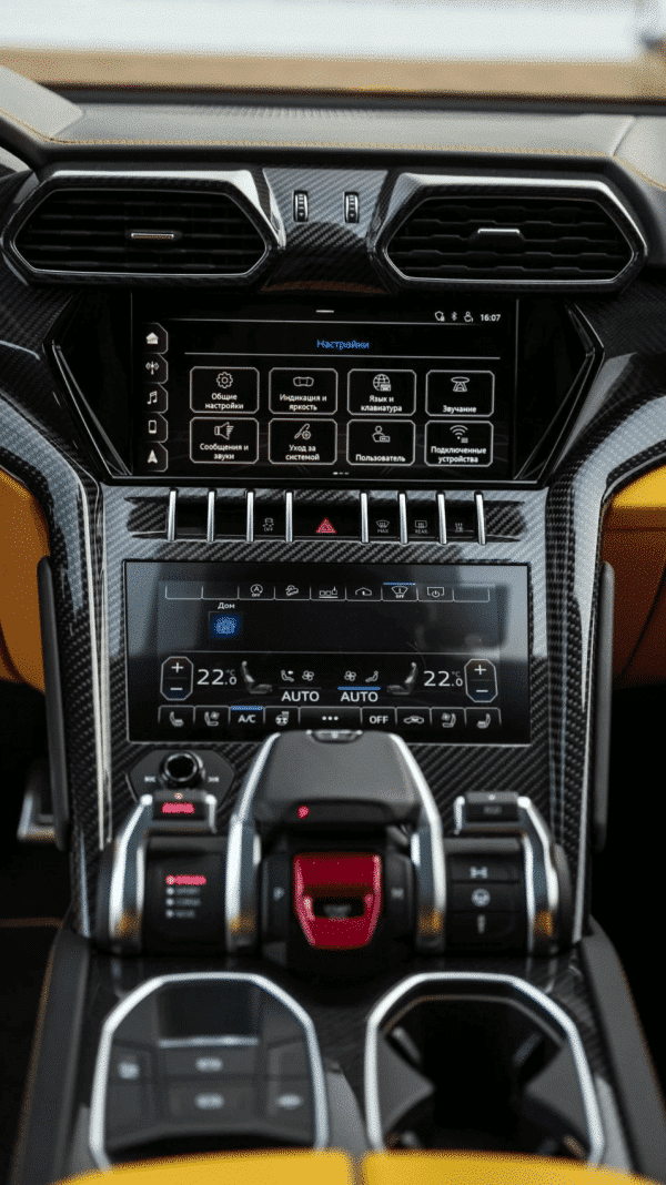 Rent Lamborghini Urus (Yellow), 2019 in Dubai - Image 4